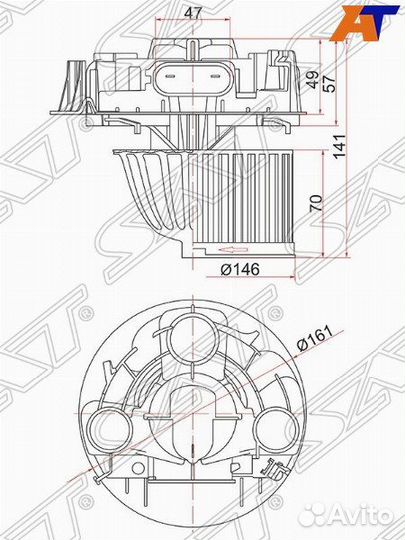 Мотор отопителя салона renault Duster 2010
