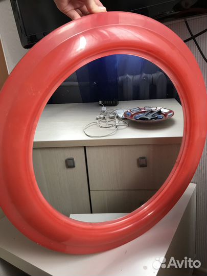 Зеркало подвесное большое диаметр 55 см