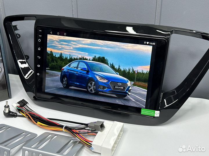 Магнитола Android Hyundai Solaris 2 CarPlay