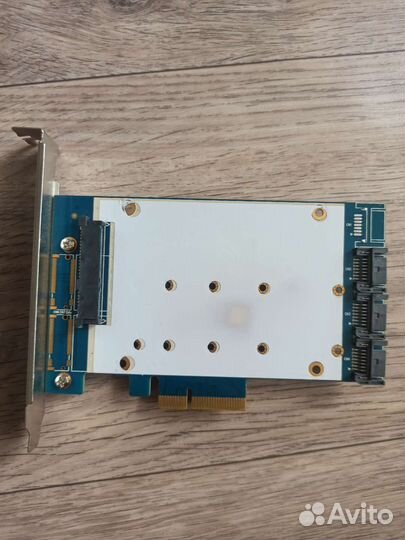 Переходник pci 4 SATA