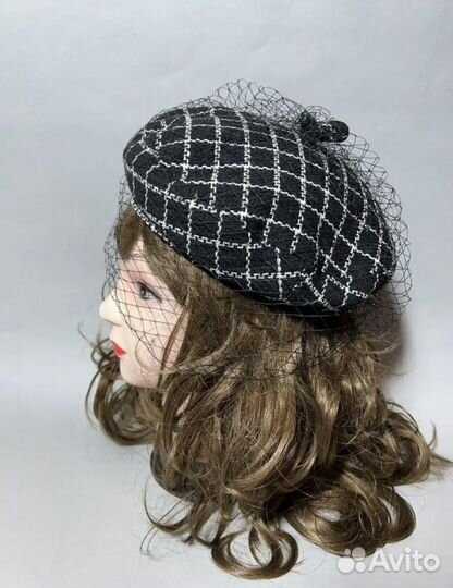 Берет с сеткой