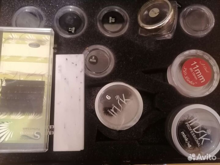 Набор для наращивания 2 чемоданчика, клей свежий