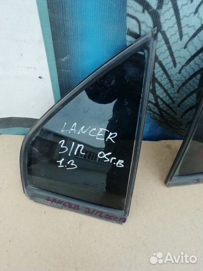 Стекло форточка двери Mitsubishi Lancer 1.3 мт 200