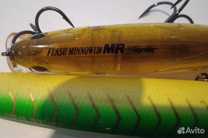 Воблер Lucky Craft Flash Minnow 120MR + нагрузка