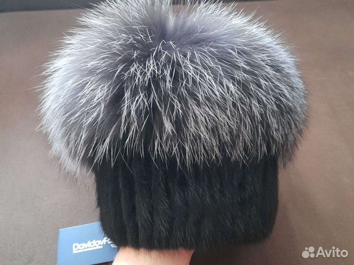 Шапка норковая новая женская