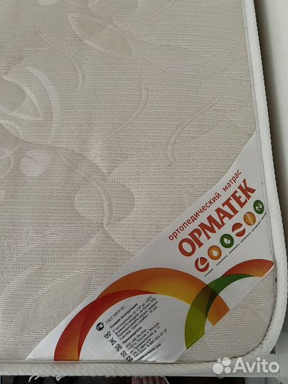 Кровать односпальная IKEA с матрасом орматек