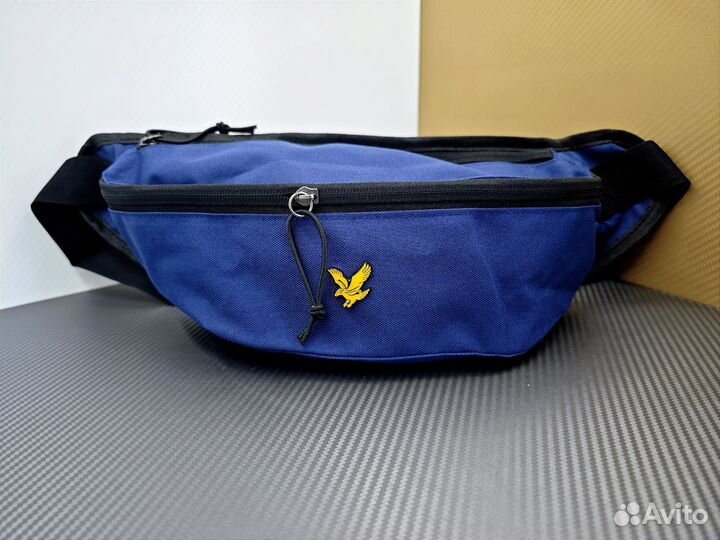 Сумка на пояс и через плечо Lyle Scott синяя