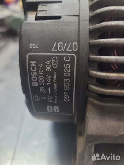 Продам генератор wv гольф4 бора