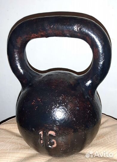 Гиря 16 кг чугунная