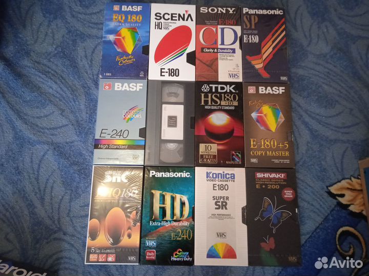 Видеокассеты VHS ужасы комедии боевики эротика