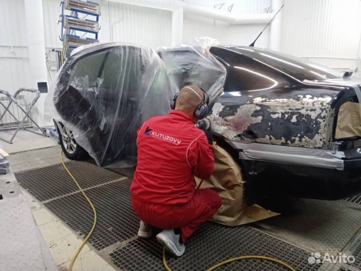 Покраска заднего бампера как на заводе