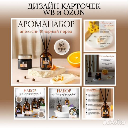 Дизайн карточек маркетплейс