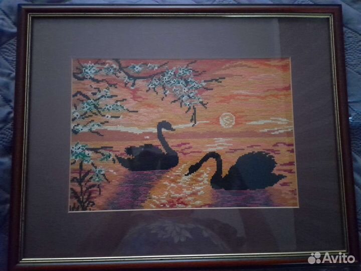 Картина вышитая крестом