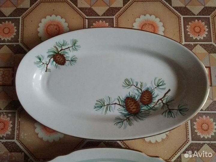 Блюда большие овальные