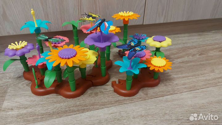 Детский конструктор цветочный сад
