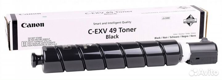Картридж Canon C-EXV49Bk (оригинальный)