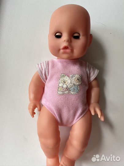 Кукла пупс с горшком и бутылочкой