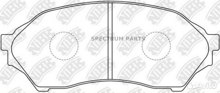 Nibk PN5425 Колодки NiBK PN5425