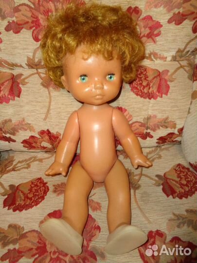 Кукла СССР Антошка с клеймом