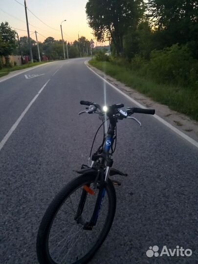 Велосипед стелс 550 тëмно синий