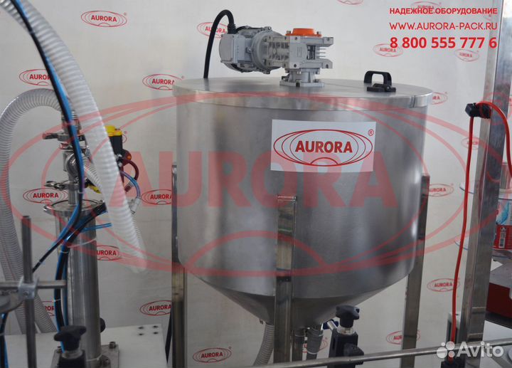 Полуавтоматическая линия розлива химии