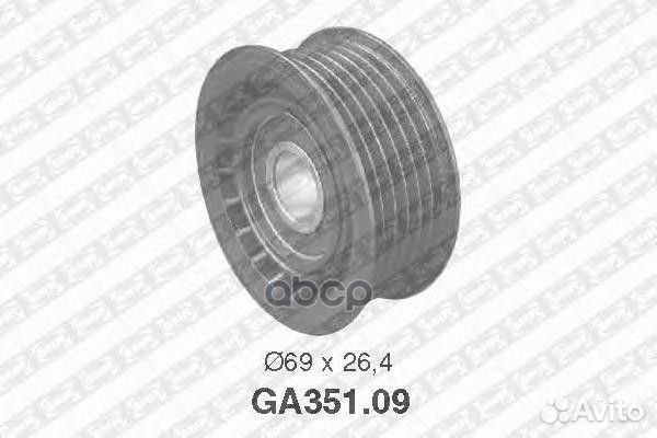 Ролик обводной GA351.09 GA351.09 NTN-SNR