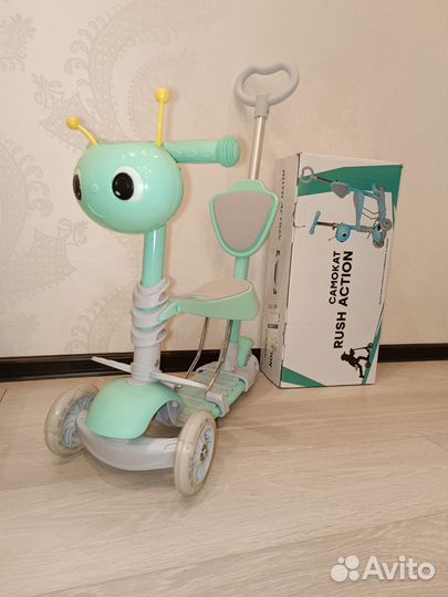 Самокат 3в1 Rush action