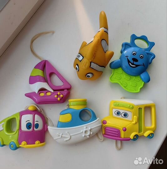Игрушки липучки для ванны