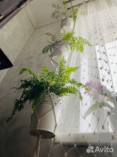 Подвес-кашпо для цветов многоярусный