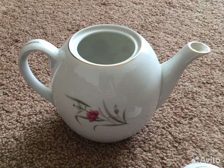 Заварочные чайники, бокалы, блюдца заводов СССР