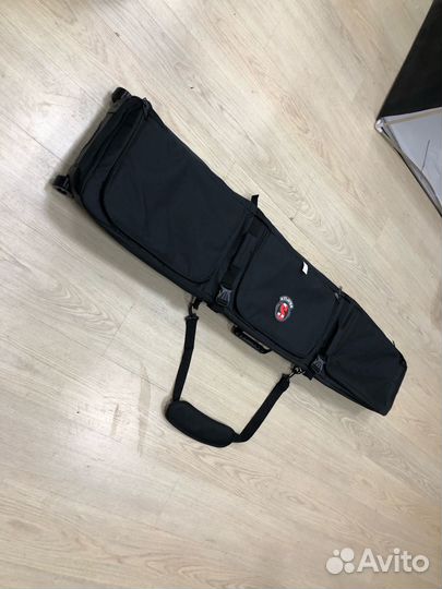 Чехол для сноуборда (с колесами) (черный) -166см