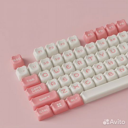 Кейкапы Сет Akko Sakura Bear OEM (122-key)