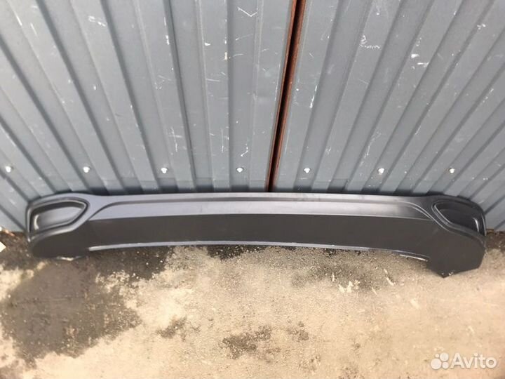 Юбка бампера задняя Volkswagen Polo (Rus) 2020