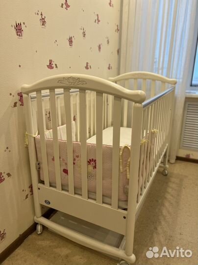 Детская кровать pali с матрасом