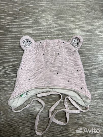 Шапочка для новорожденной девочки Orso Bianco