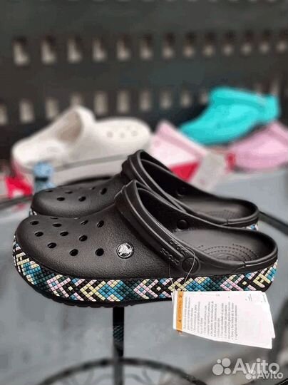 Crocs женские черные