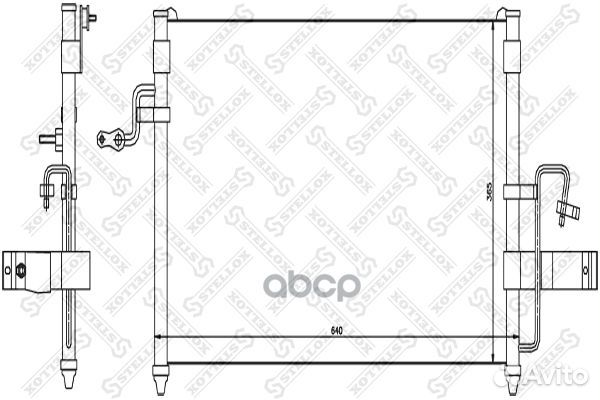 Радиаторы кондиционераstellox 1045062SX Stellox
