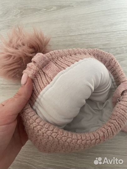 Комплект шапка и снуд