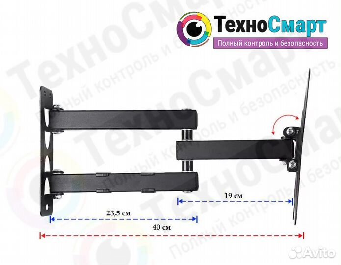 Кронштейн тв X400 (32
