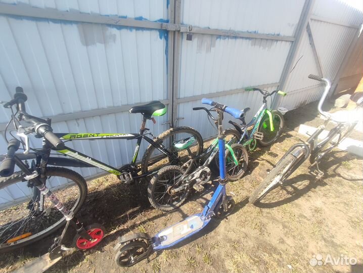 Детский и взрослый велосипед бу