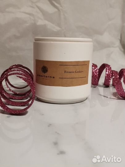 Ароматическая свеча-десерт 