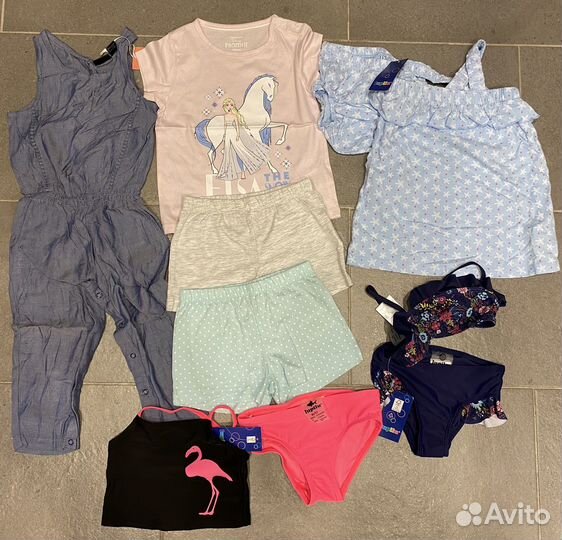 Вещи летние пакетом новые 86/92
