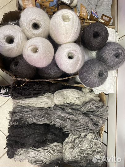 Пряжи кози пух