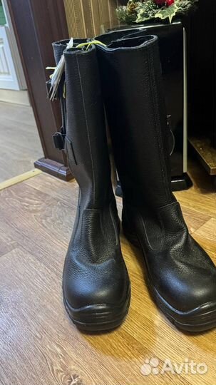 Мужские зимние сапоги кожаные