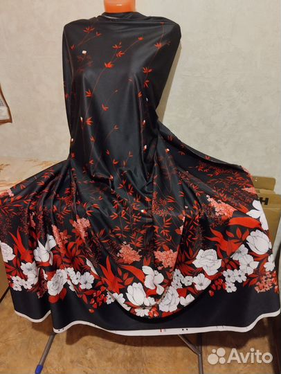 Трикотажная ткань с купоном отрез