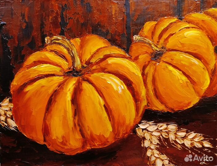 Много Картин маслом Пейзажи Цветы Фрукты