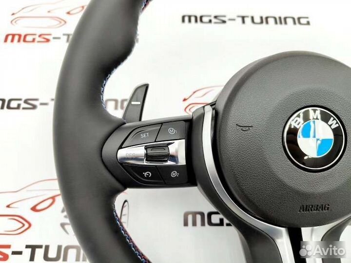 Руль стиль M5 + подушка BMW 5 серия F10 F07 GT ф10