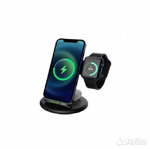 Беспроводная зарядная станция 3в1 Qi