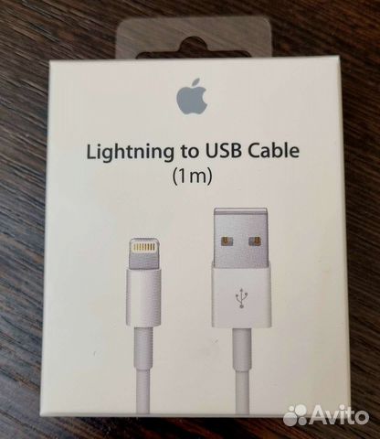 Кабель Apple USB-Lightning, 1м, белый (md818zm/A)
