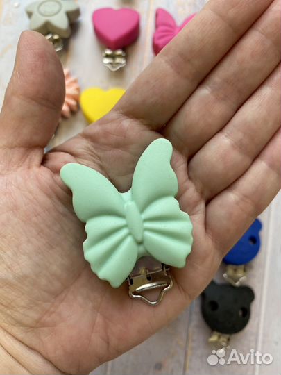 Силиконовая фурнитура для грызунков (клипсы)